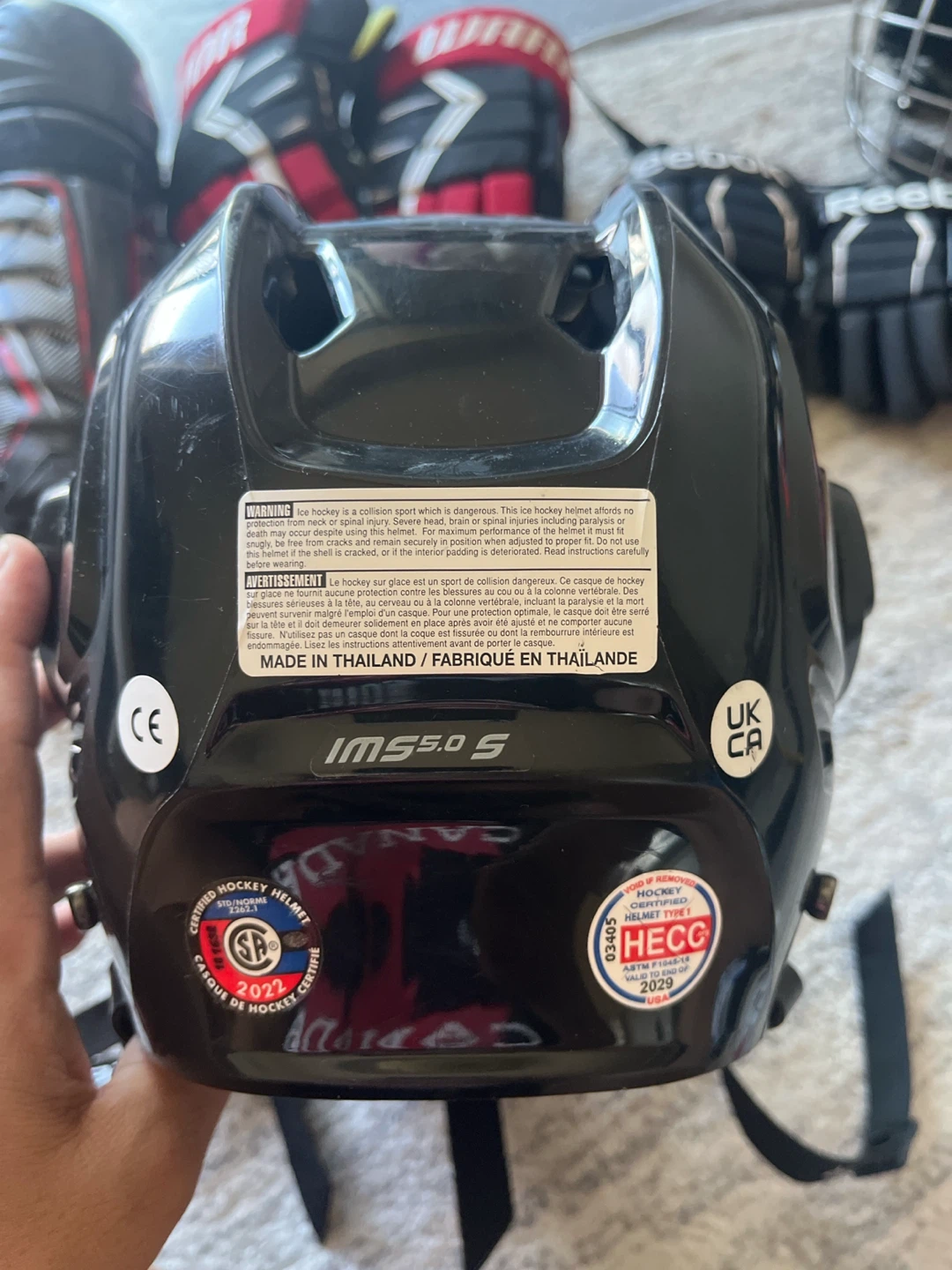 Kit Bauer IMS 5.0 Hockey Helmet with Cage, Small - photo 3