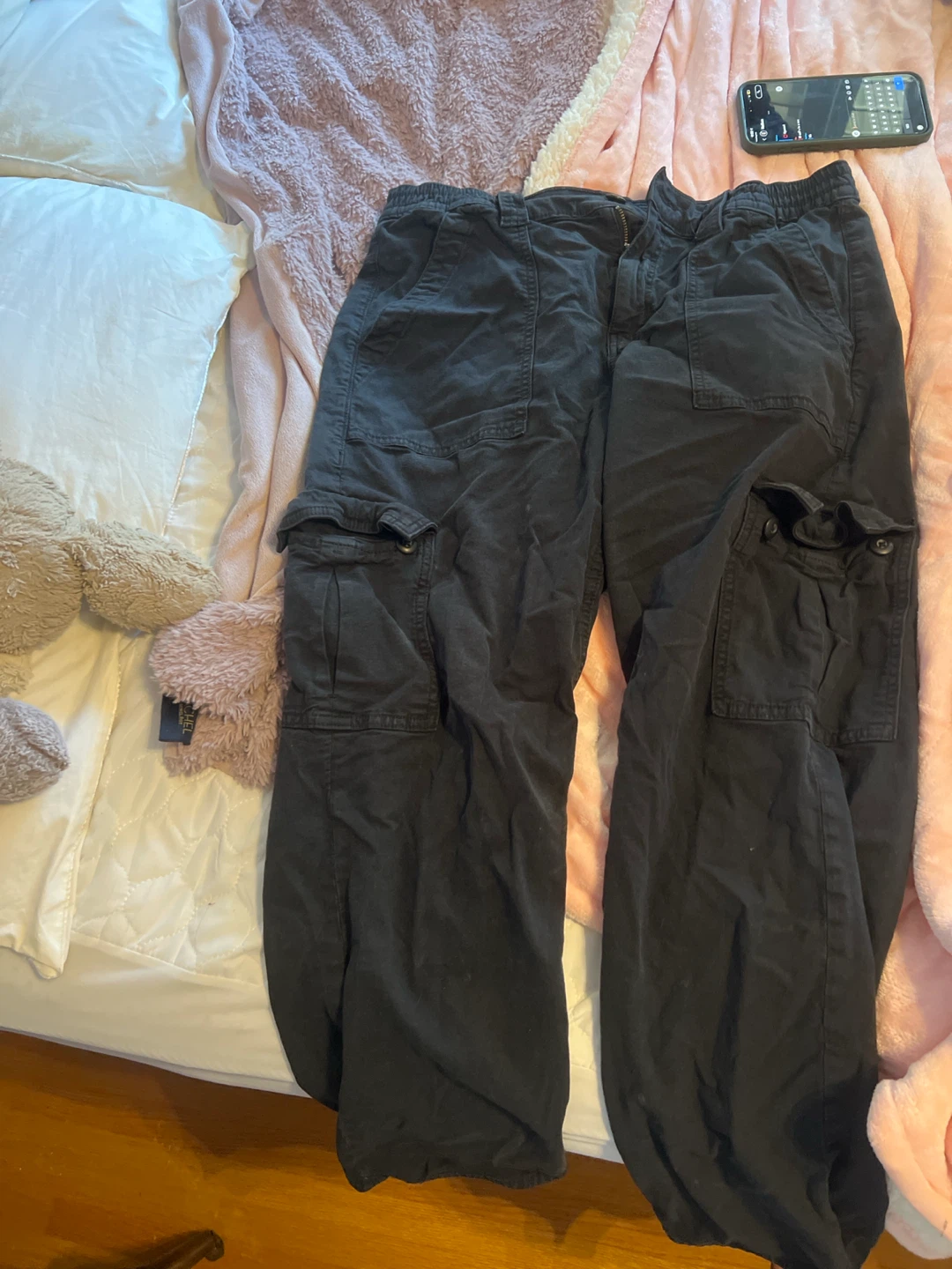 Black Cargo Pants