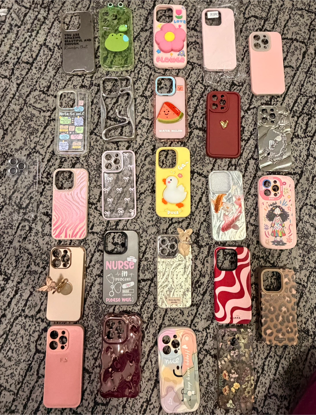 Assorted iPhone 15 pro Protective Cases