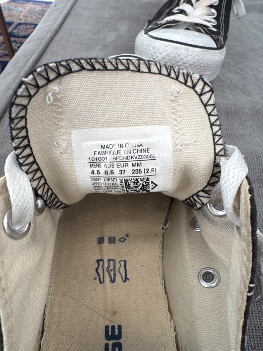 Converse Chuck Taylor Low Top Black Sneakers - photo 2