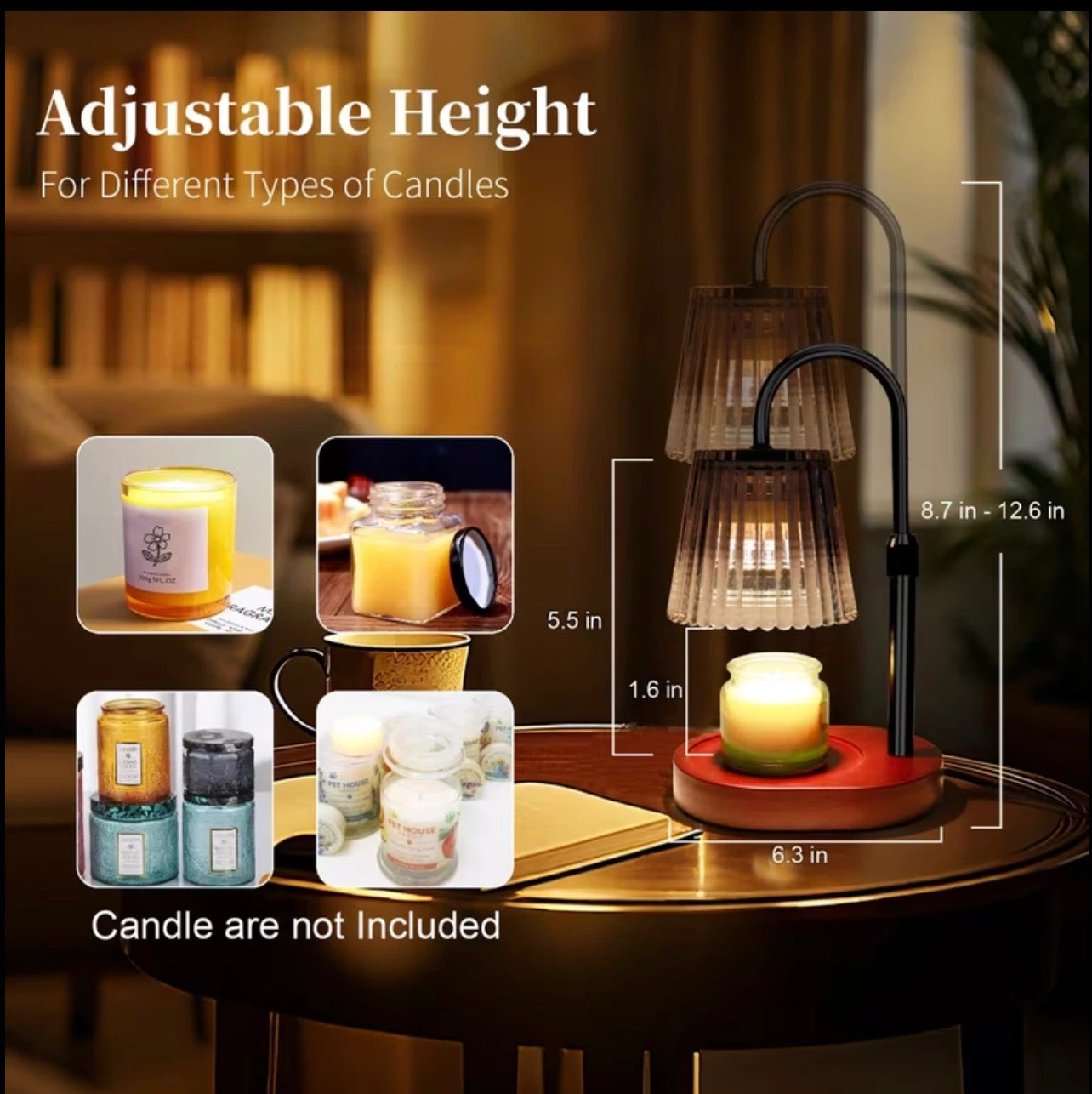Adjustable Candle Warmer Lamp - photo 3