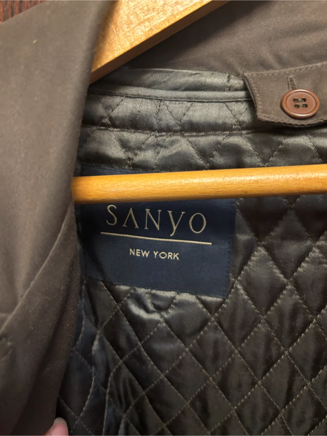 Sanyo X-Large New York Brown Trench Coat - photo 2