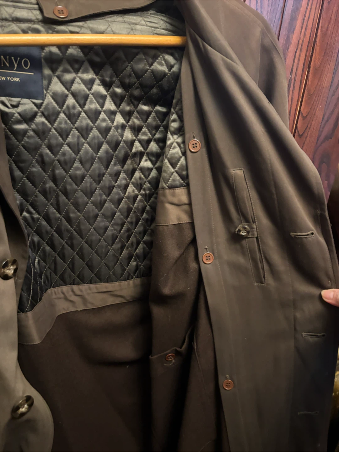 Sanyo X-Large New York Brown Trench Coat - photo 5