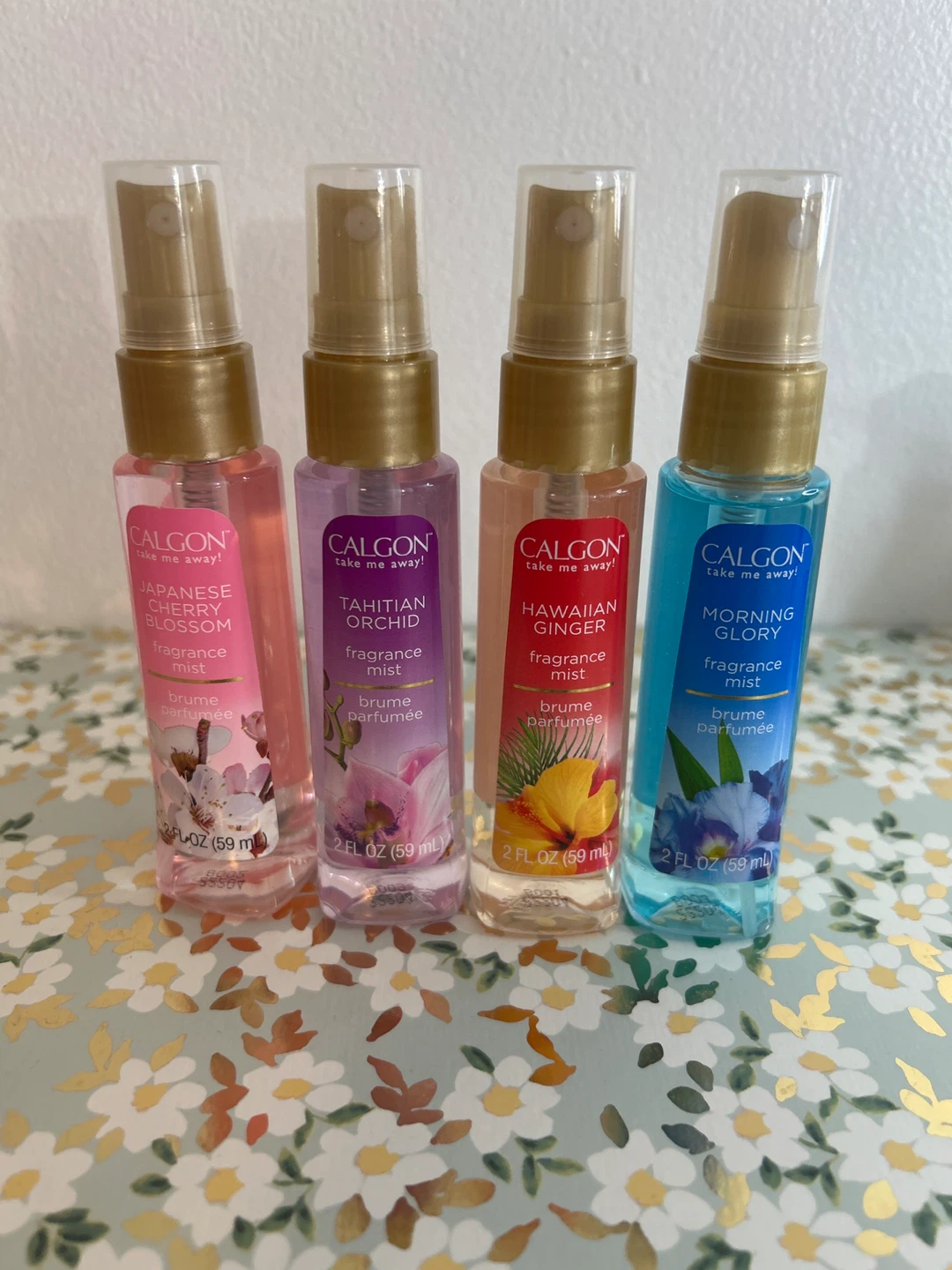 Calgon Fragrance Mist Set of 4
