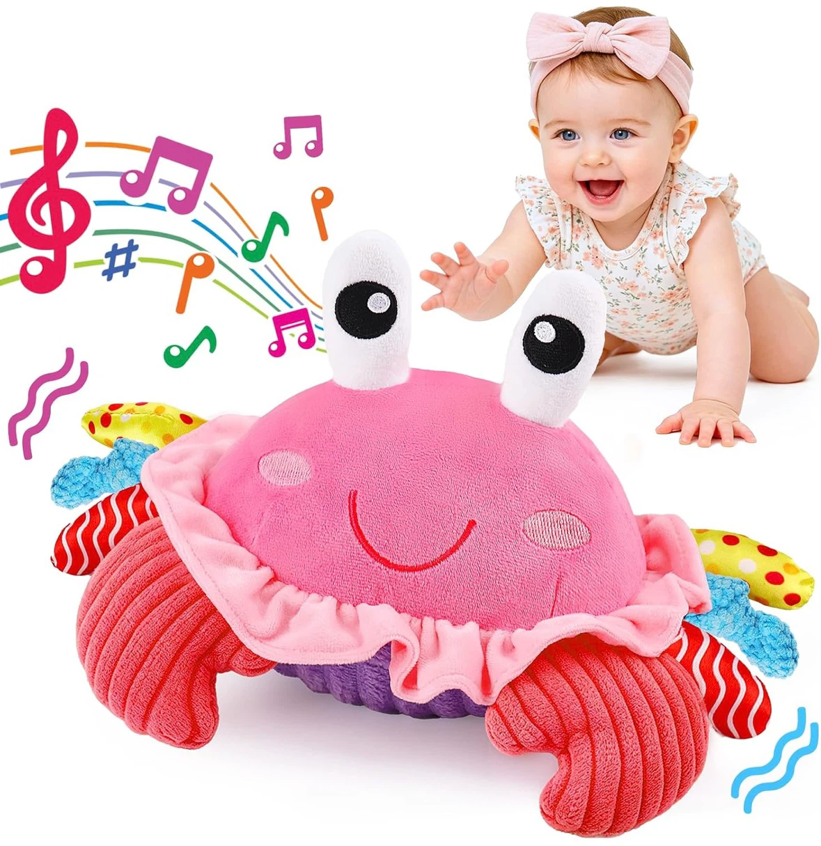 Brand New Musical Crawling Crab Toy