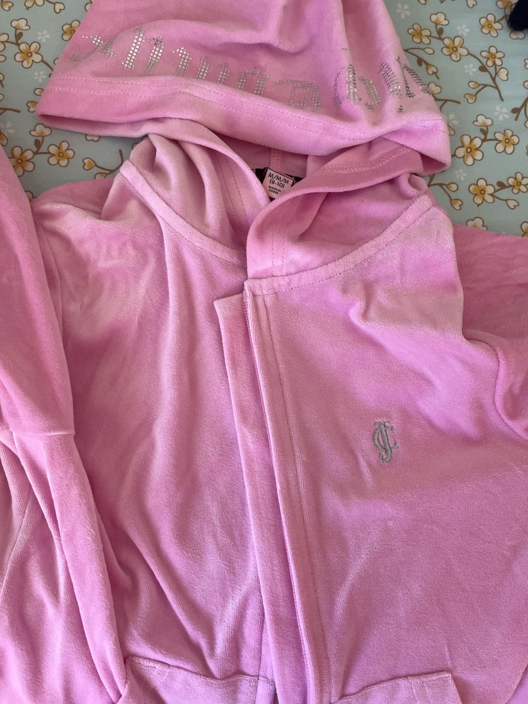 Juicy Couture Pink Velour Hoodie
