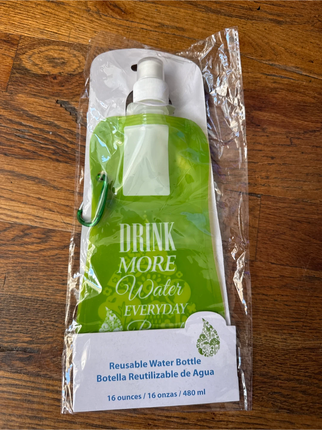 16oz Reusable Foldable Water Bottle