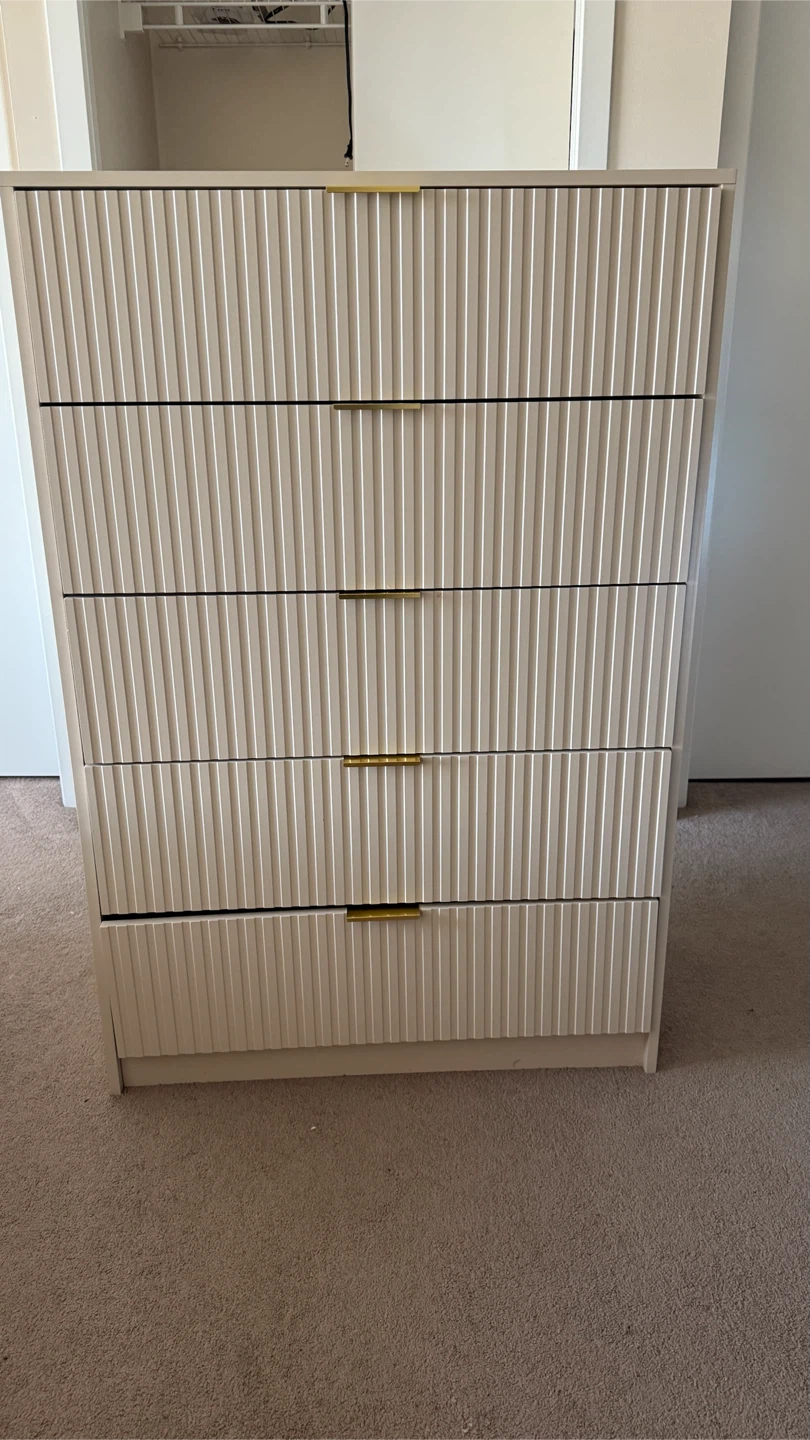 Beige Dresser