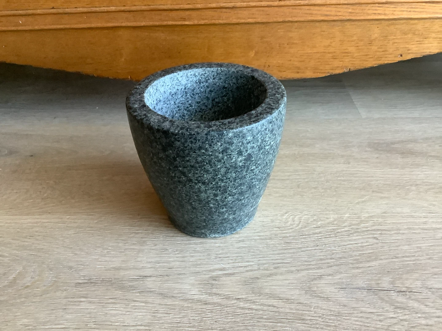 Large Vintage Granite Mortar 🐞