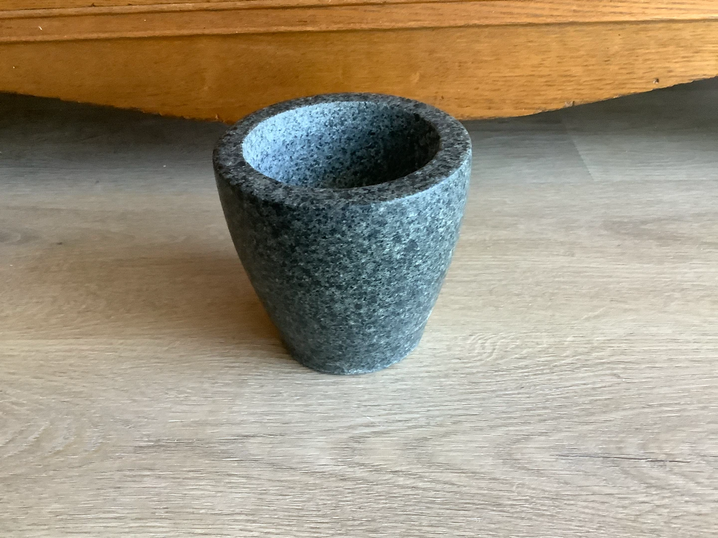 Large Vintage Granite Mortar 🐞 - photo 3