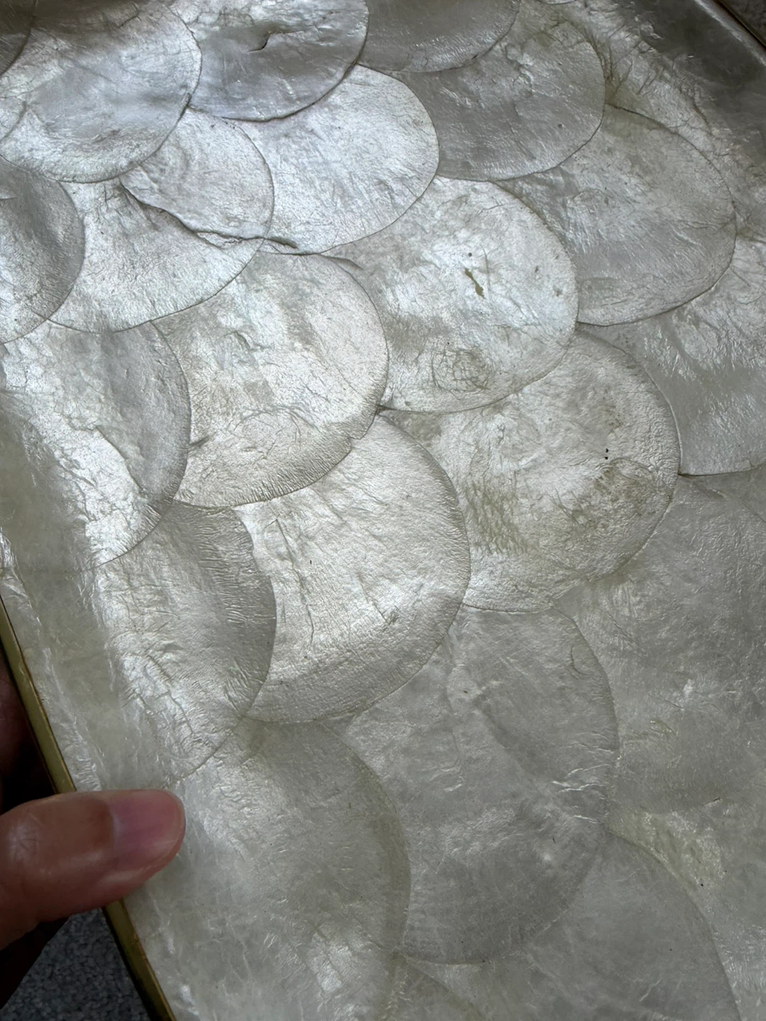 Mother of Pearl Decorative Tray - photo 2