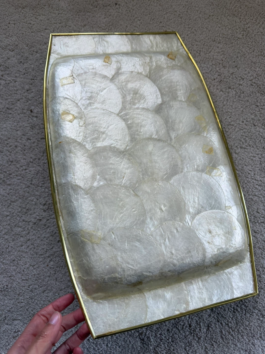 Mother of Pearl Decorative Tray - photo 5