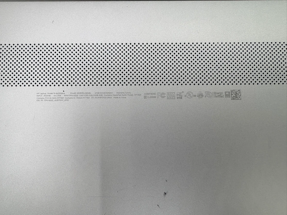 HP Laptop 15-dy5028ca Intel Core i7 Silver - photo 3