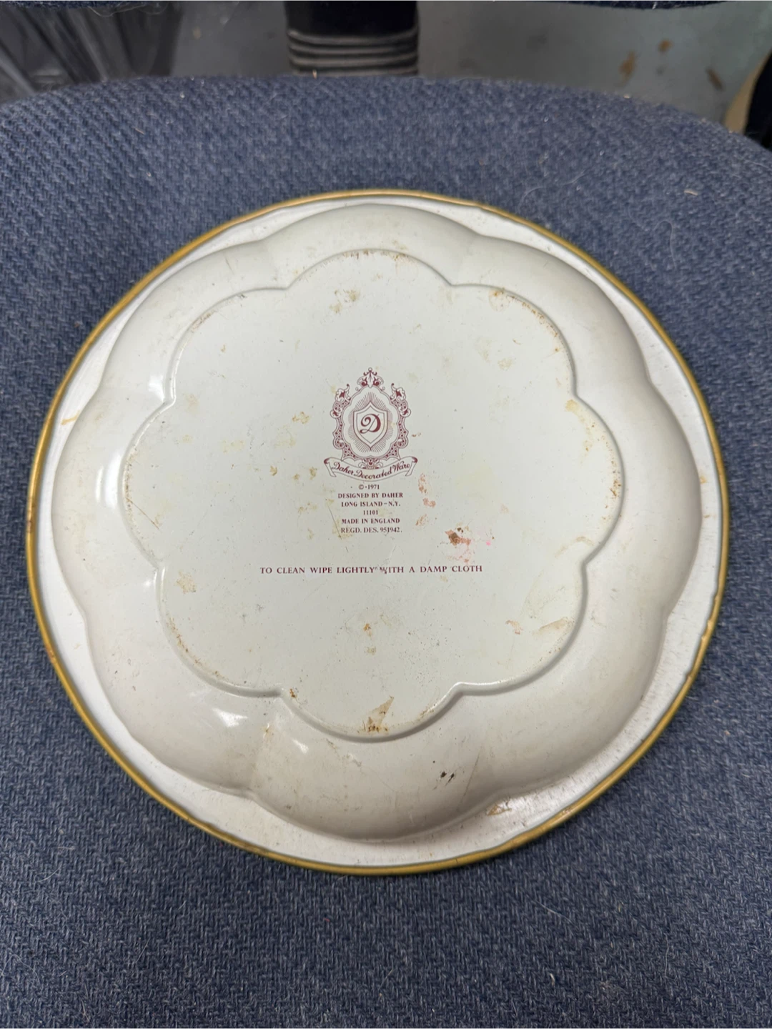 Vintage Daher Decorated Ware Floral Tin Bowl - photo 4