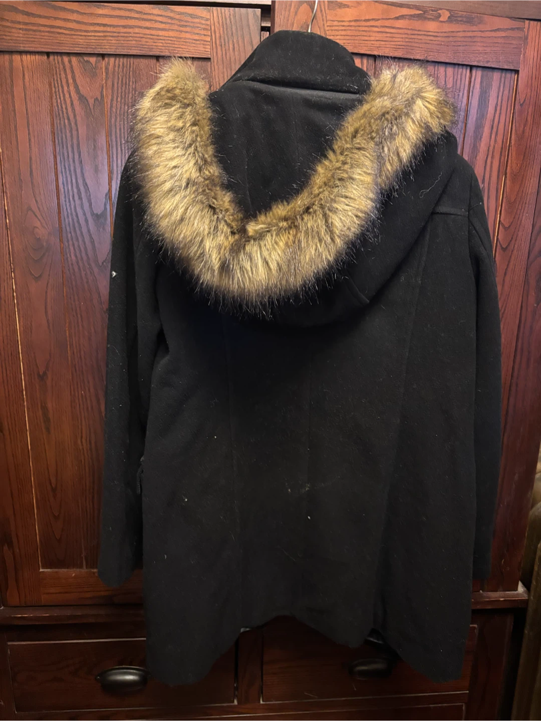 Size 10 women’s Marc New York Black Duffle Coat Size 10 - photo 4