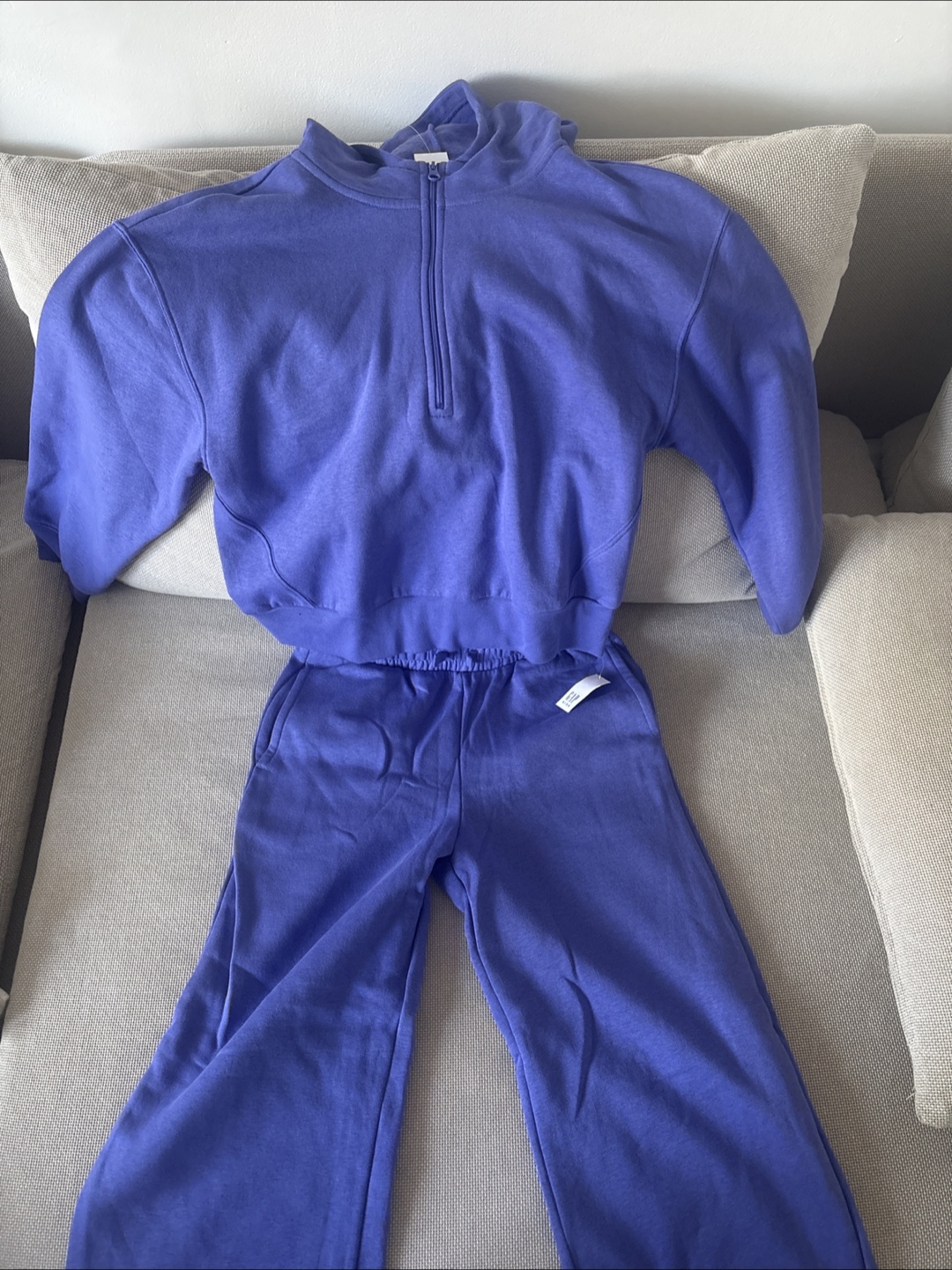 Gap Kids Purple Quarter-Zip Lounge Set