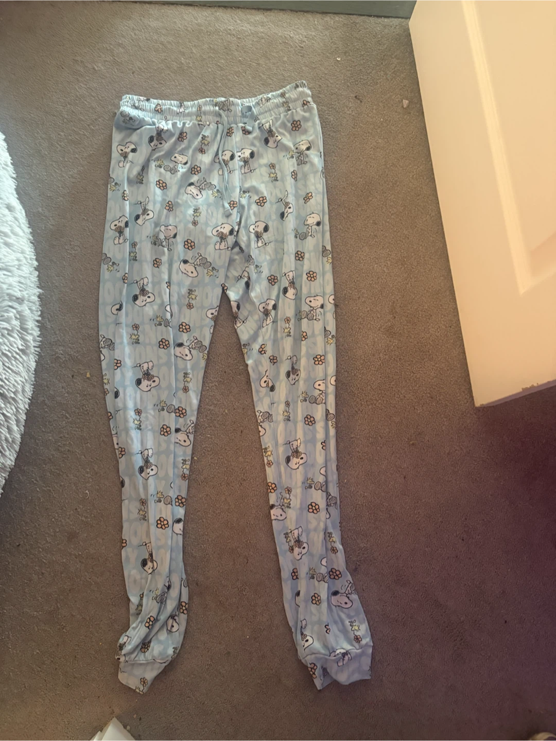 Peanuts Snoopy Pyjama Pants Light Blue