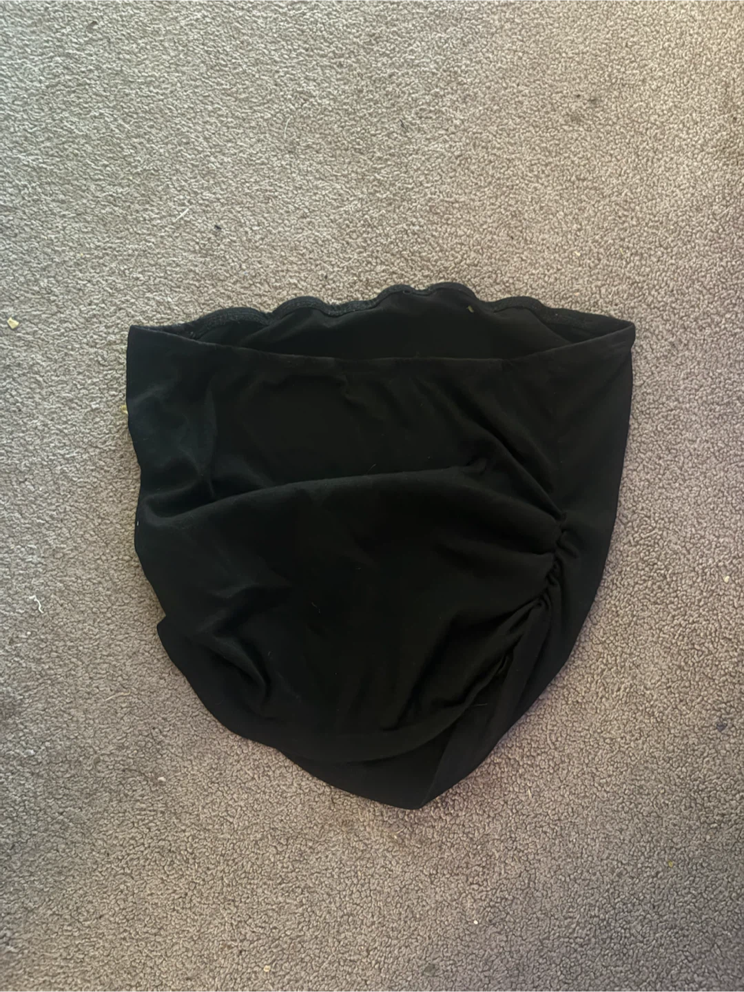 Black tube top with rhinestone star detail - photo 2