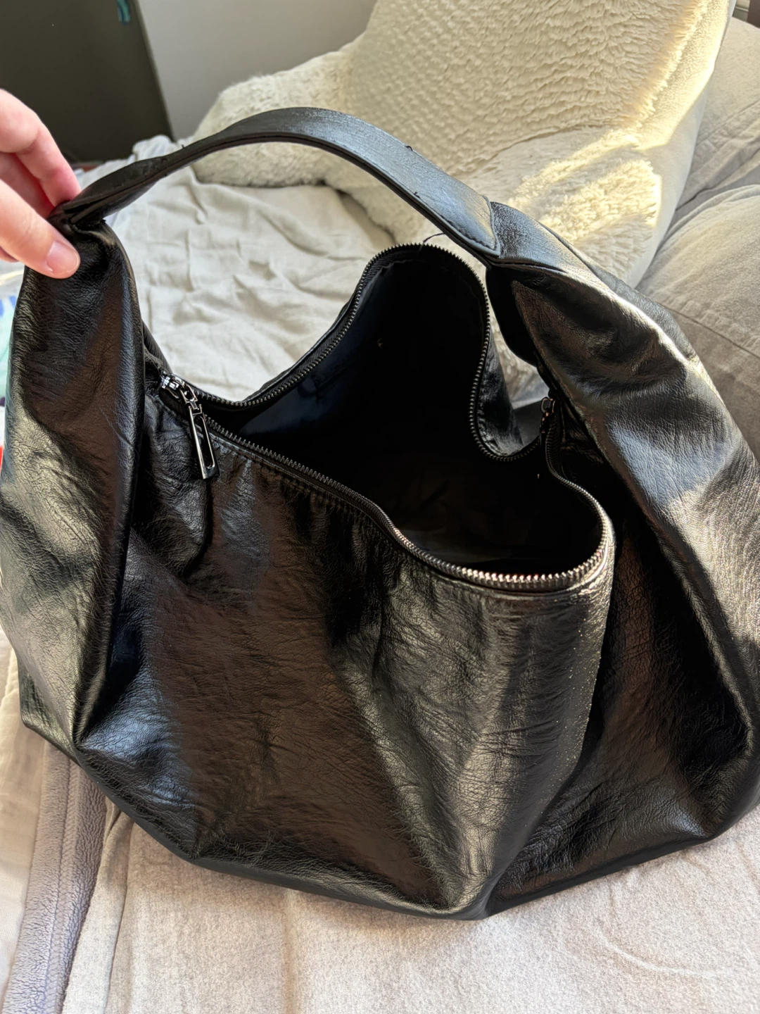 Leather Hobo Bag - photo 3