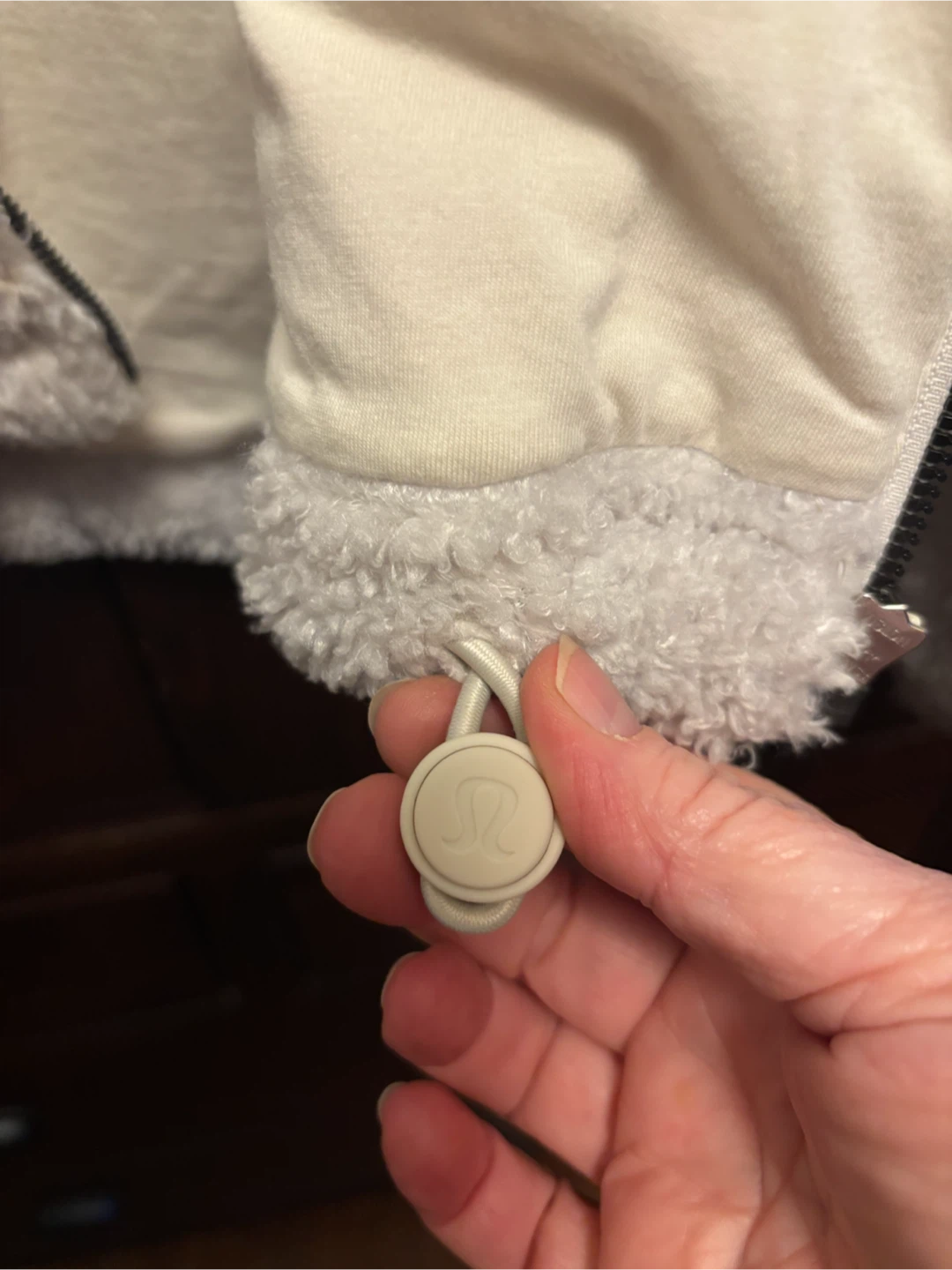 Lululemon White Sherpa Zip-Up Jacket - photo 2