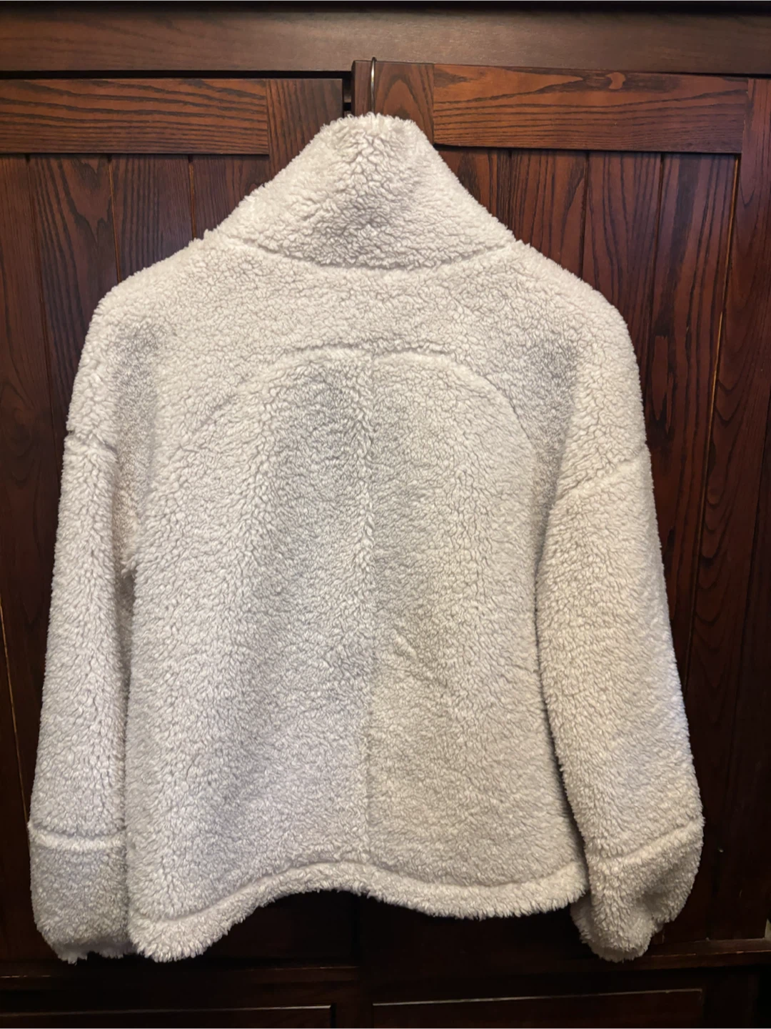 Lululemon White Sherpa Zip-Up Jacket - photo 5