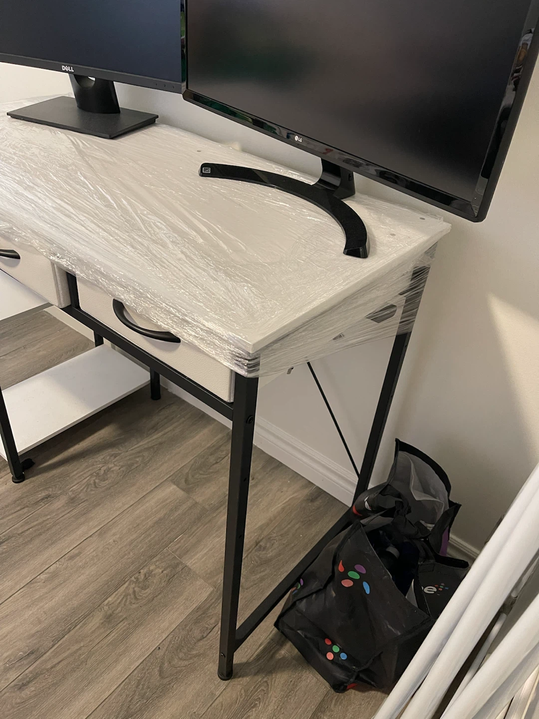 Computer Desk with Shelves - photo 2