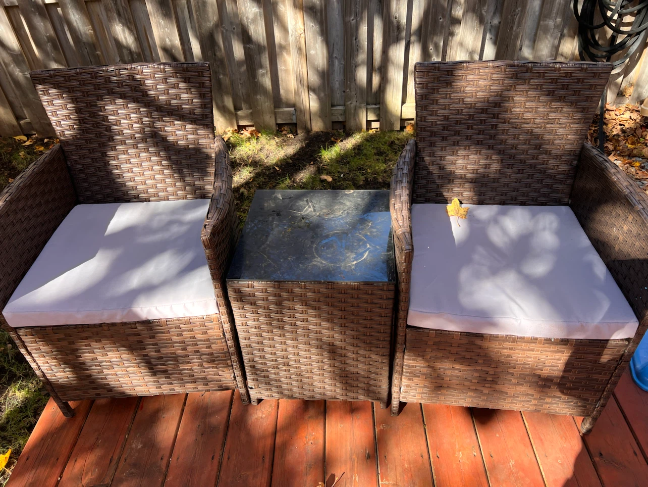 3 Piece Outdoor Patio Set