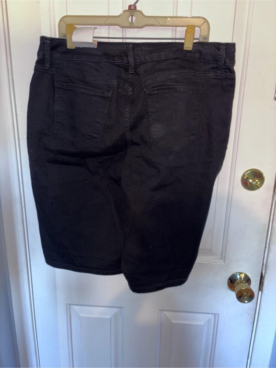 St. John's Bay Black Bermuda Shorts Size 18W - photo 2