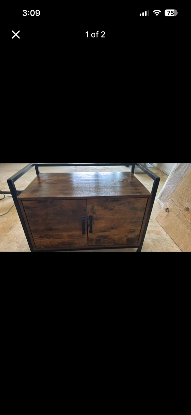 Industrial Style Cat Litter Box Enclosure