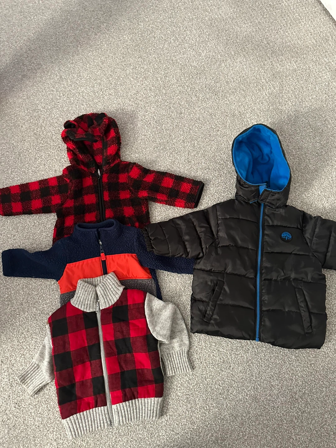 Baby Boy Winter Jacket and Fleece Bundle