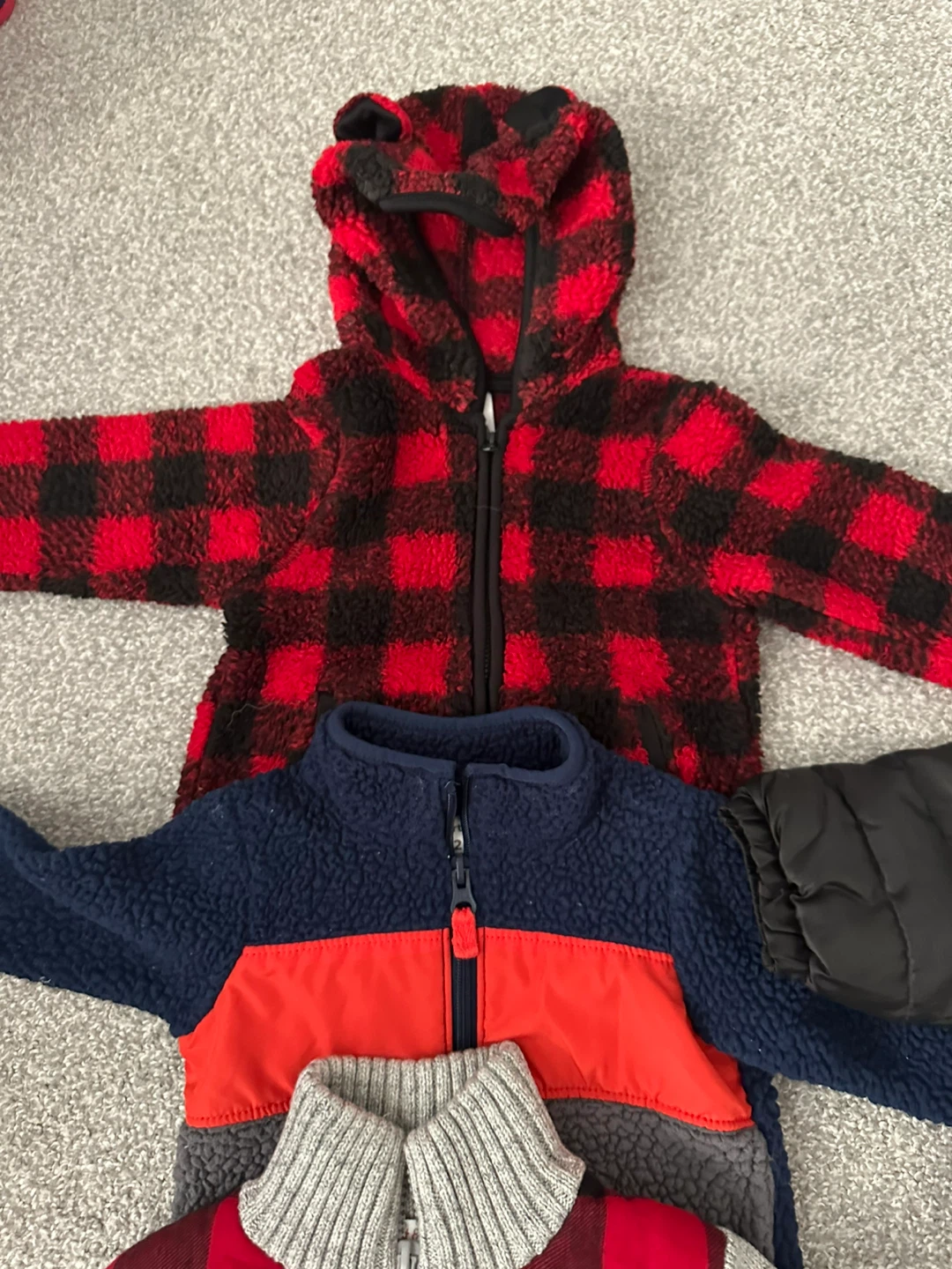 Baby Boy Winter Jacket and Fleece Bundle - photo 2
