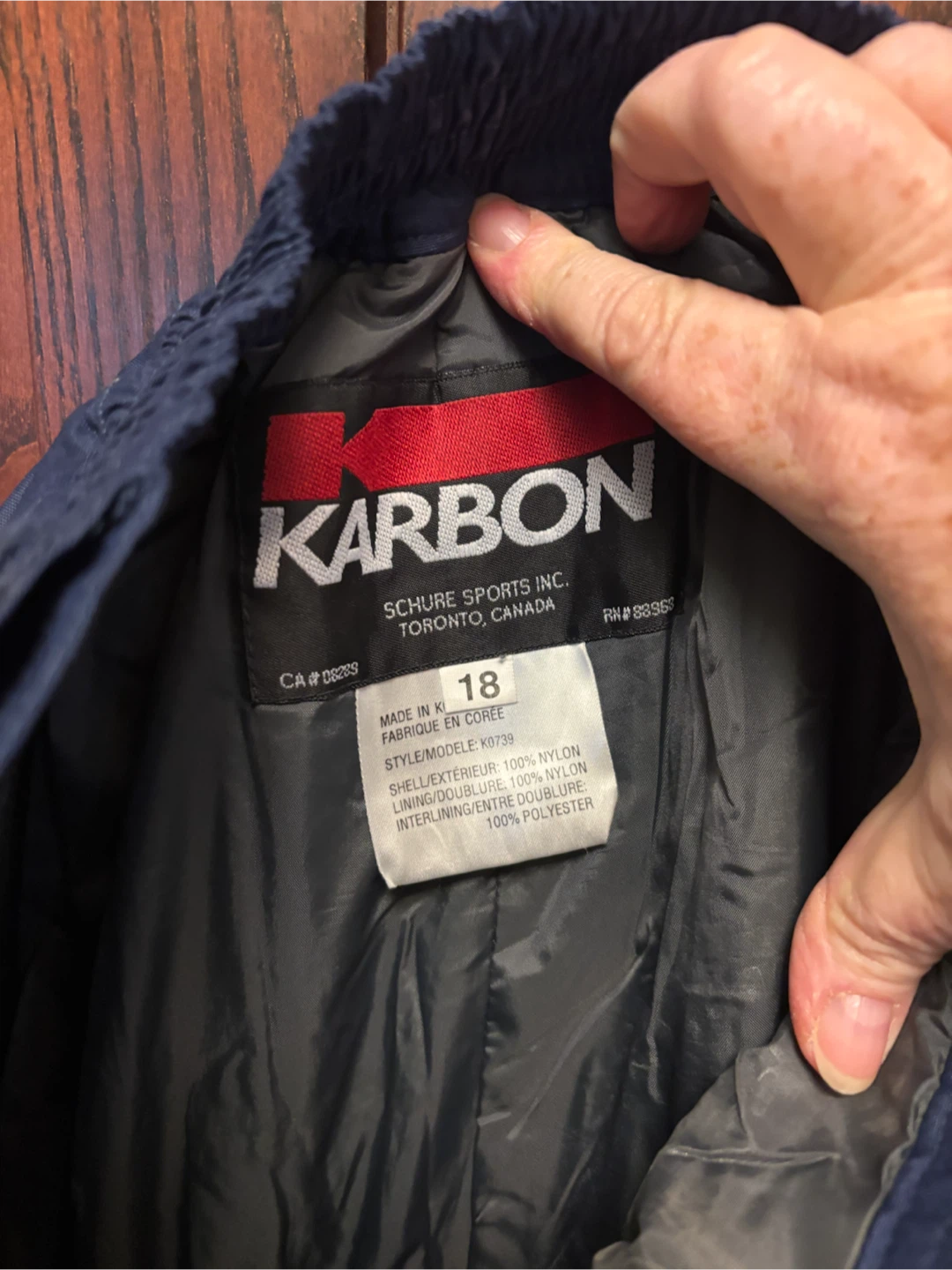 Karbon Navy Blue Ski Pants Size 18 - photo 4