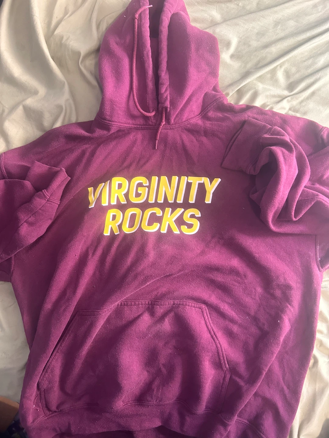 Danny Duncan Virginity Rocks Maroon Pullover Hoodie