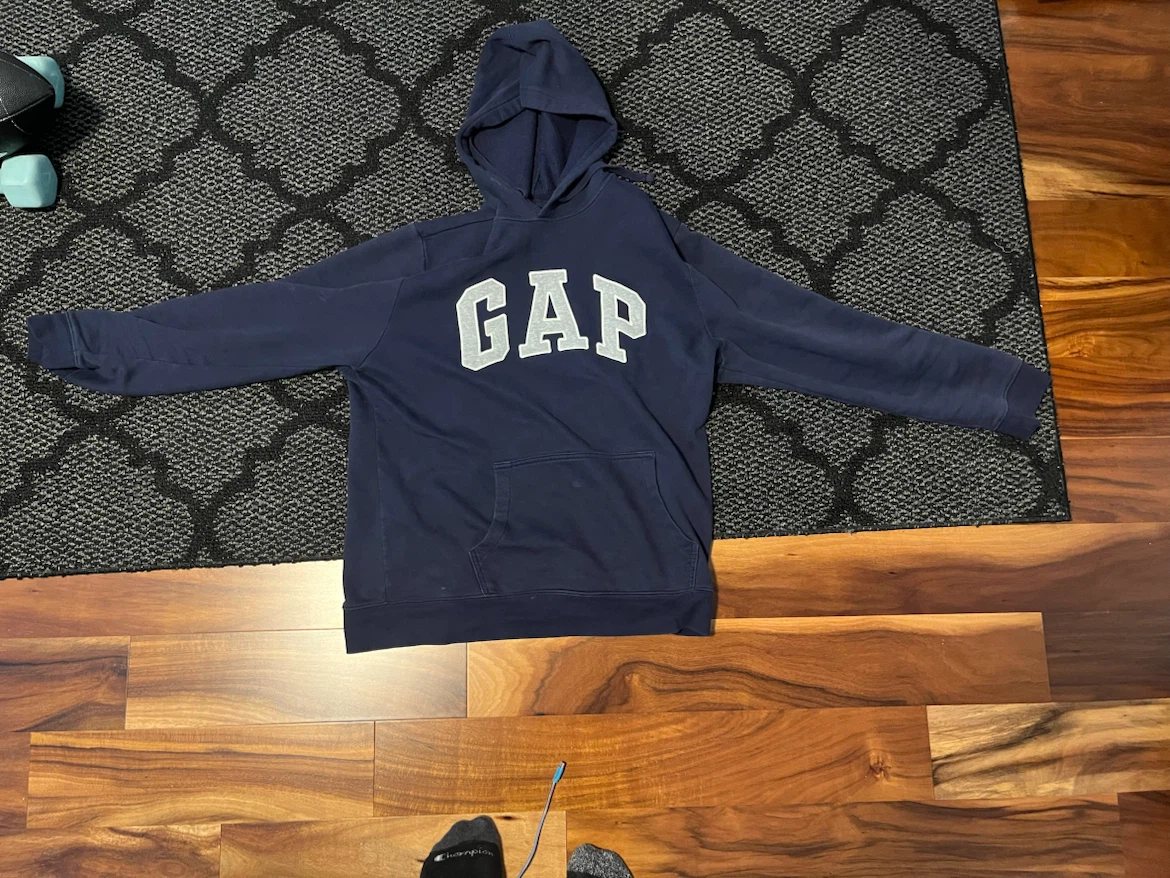 GAP Navy Blue Logo Hoodie
