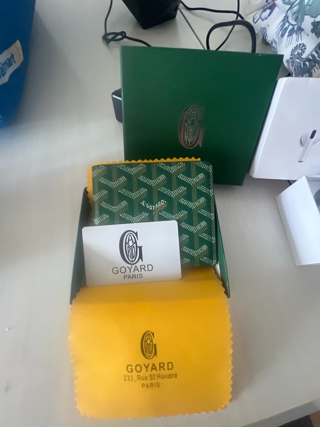 Goyard Bi-Fold Wallet Green