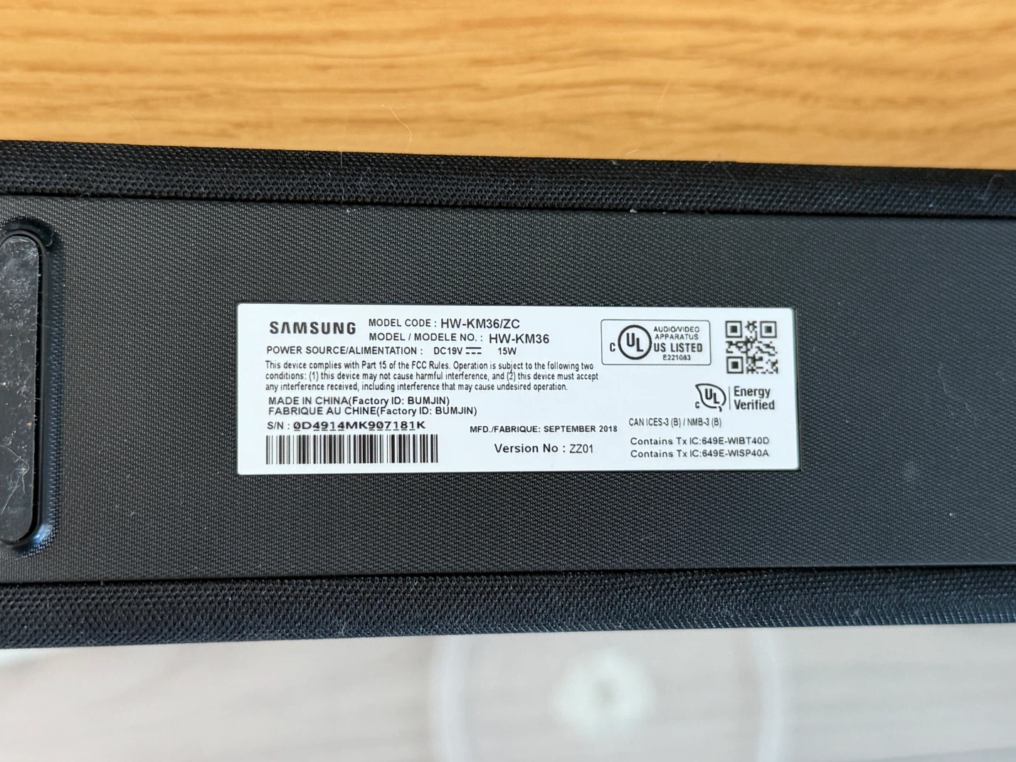 Samsung HW-KM36 Soundbar  – Power Adapter Included - photo 3