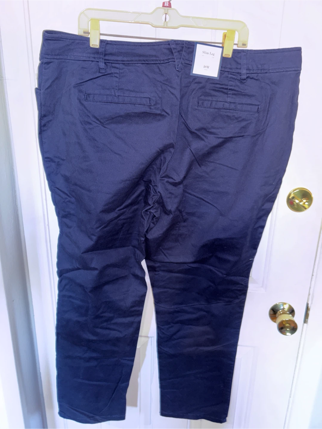 Charter Club Slim Leg Pants Navy Size 18W - photo 3