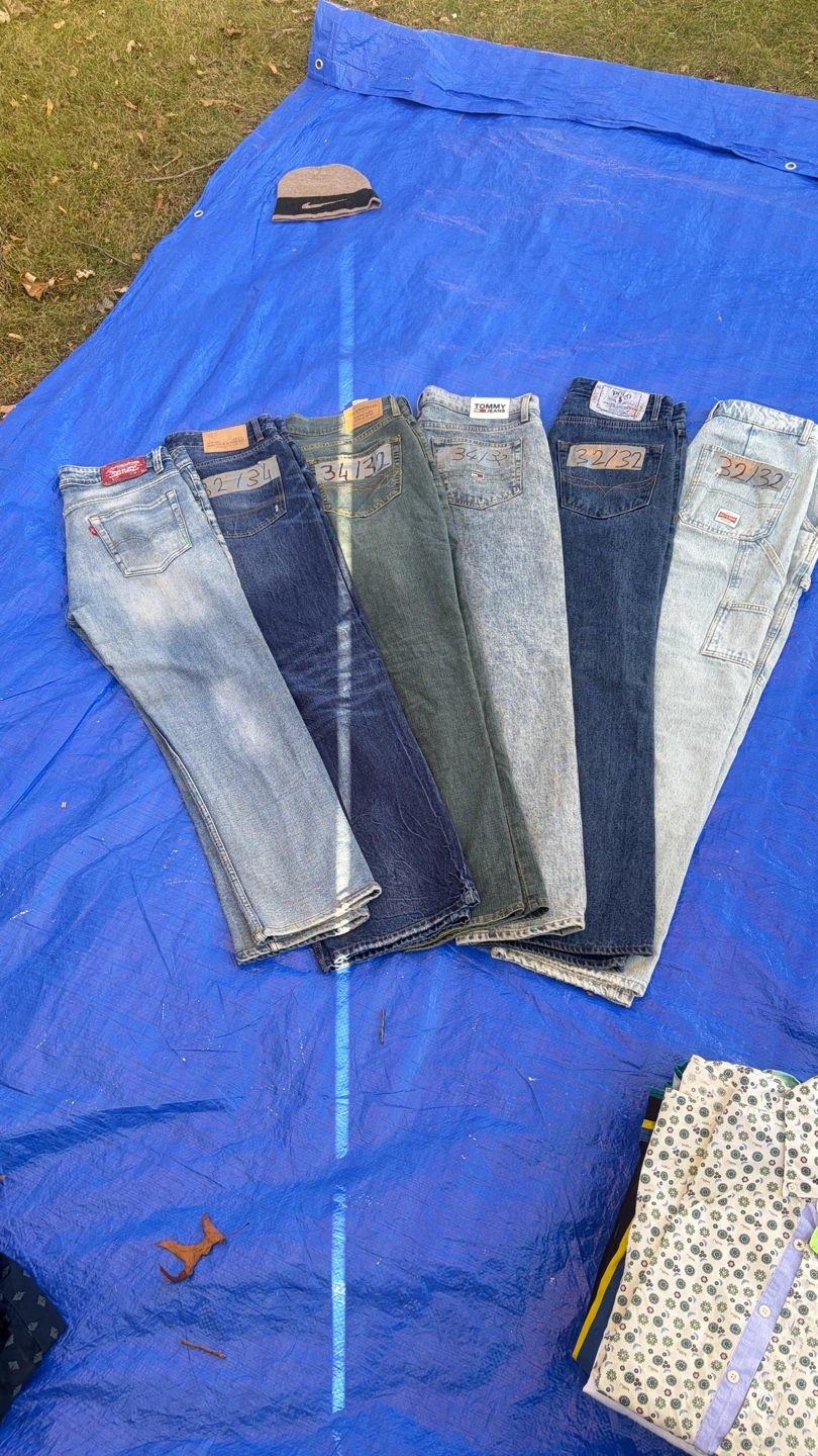 Assorted Vintage Denim Jeans - Various Brands - photo 2