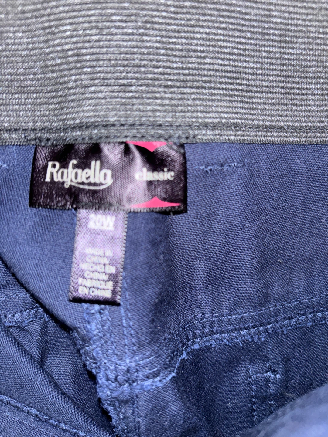 Rafaella Classic Navy Pants Size 20W - photo 2