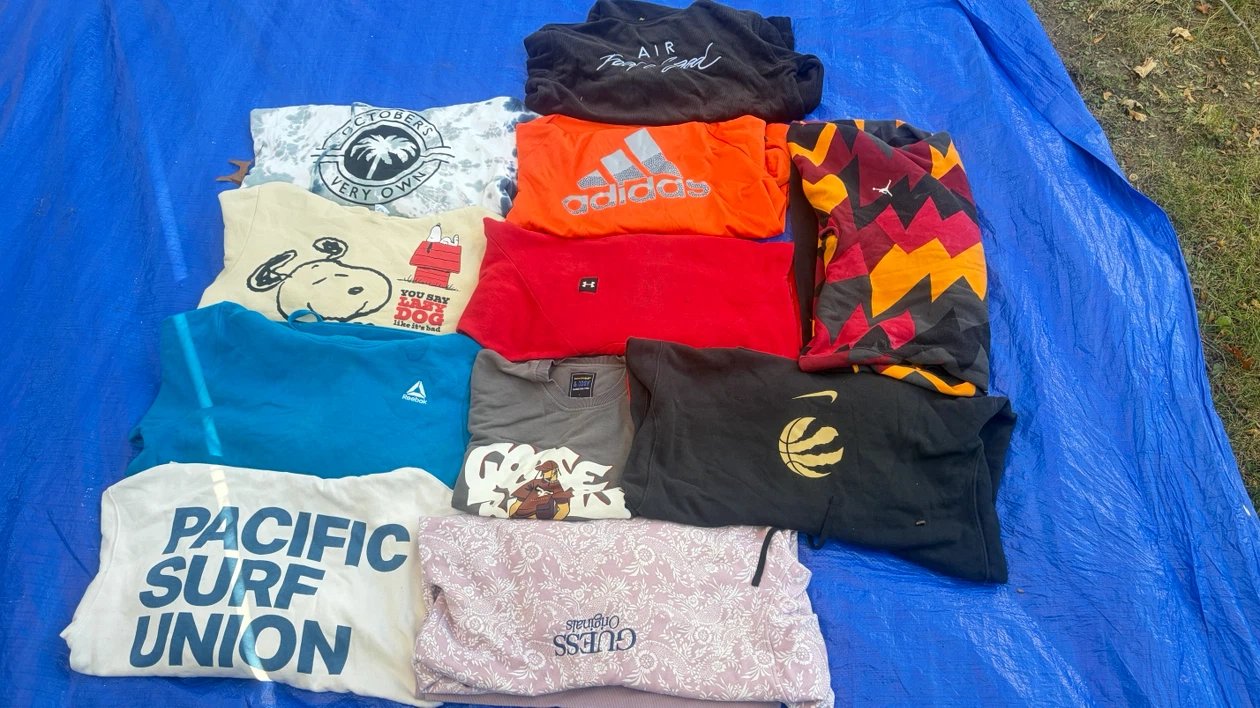 Mixed Collection of Assorted Hoodies and Shirts