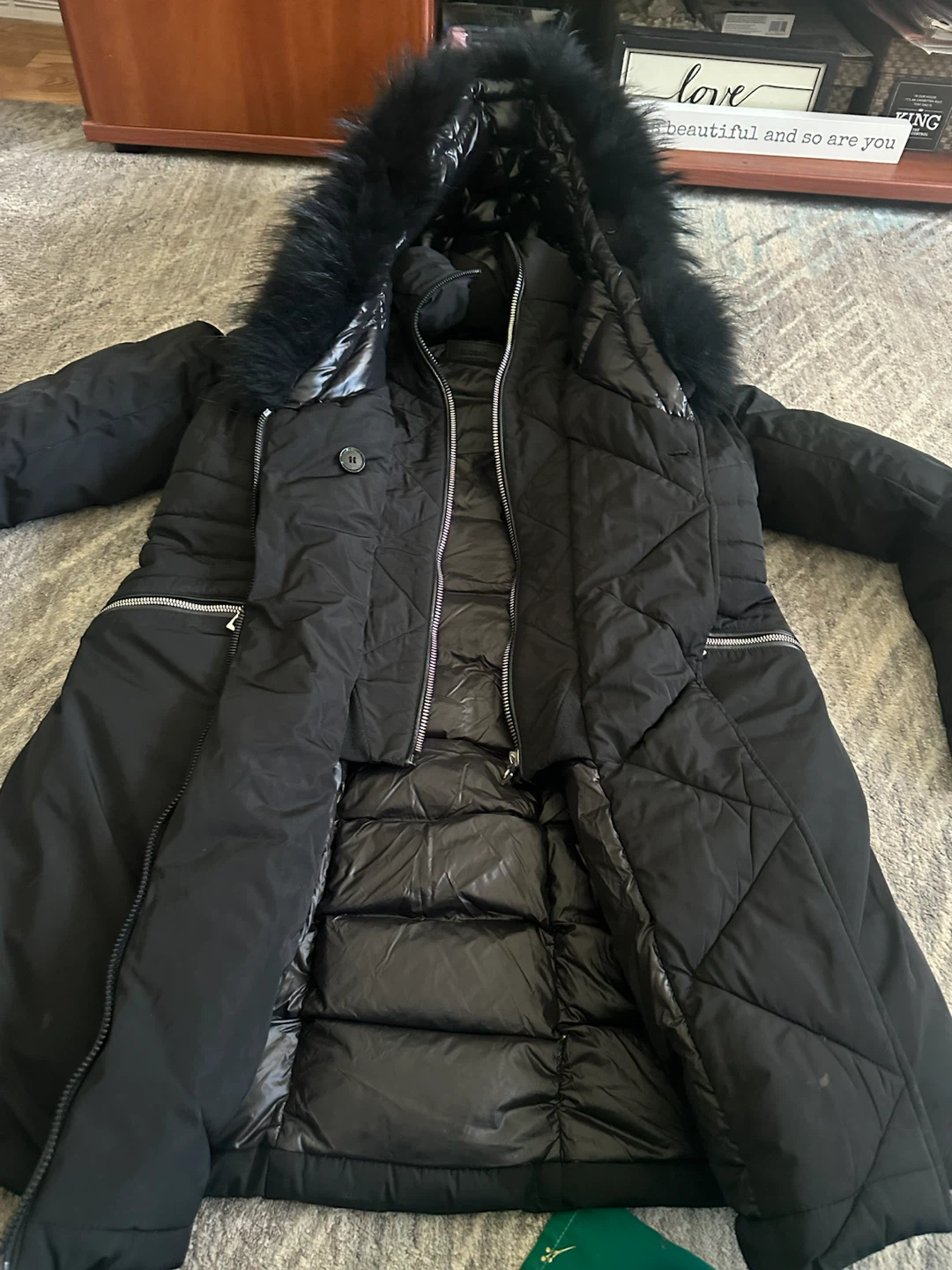 Rudsak Black Winter Coat
