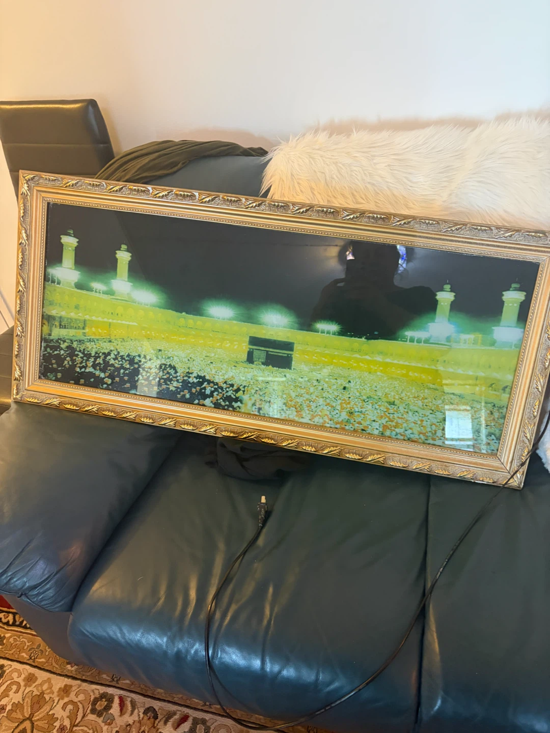Illuminated Mecca Wall Art