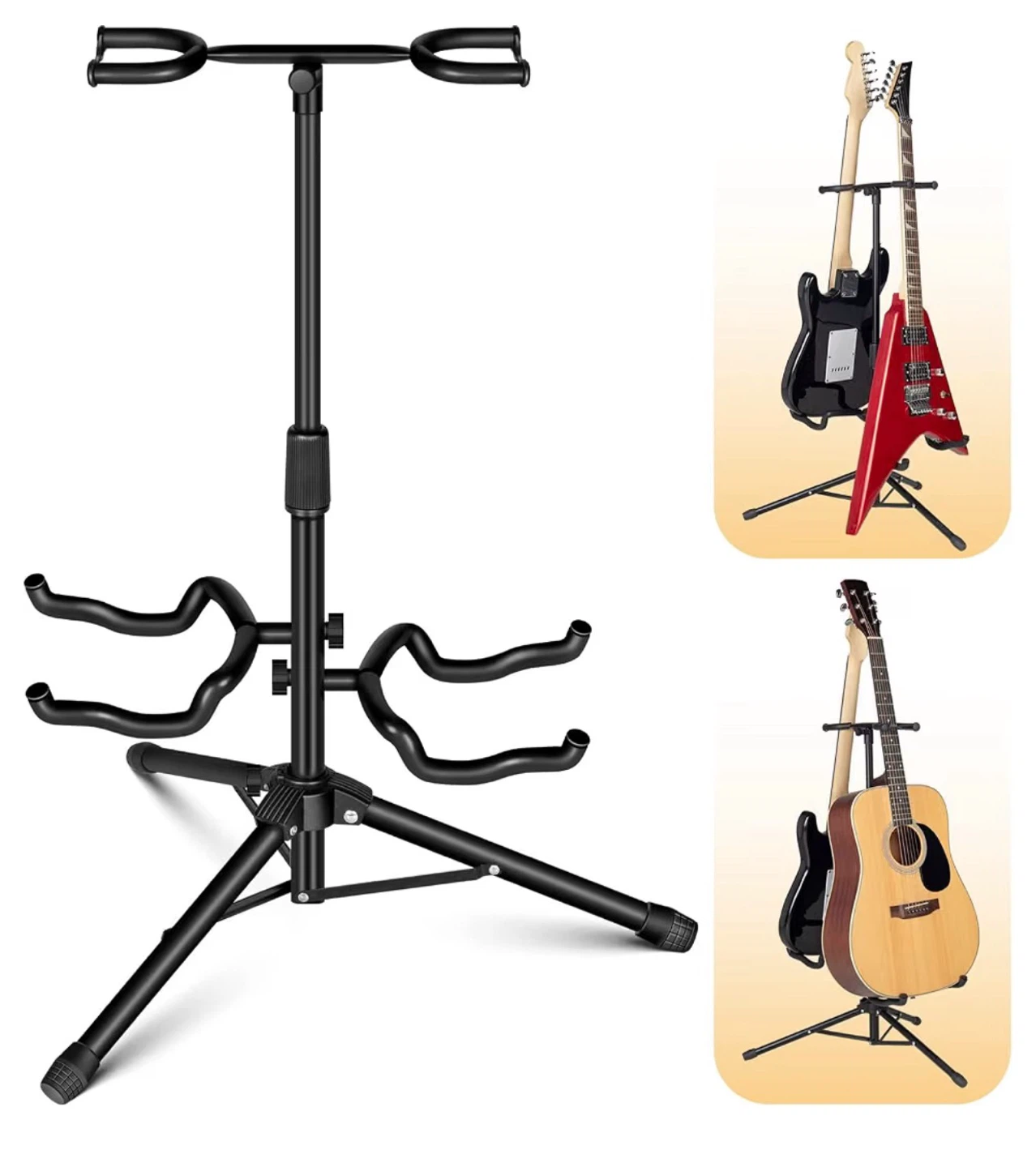 CAHAYA Dual Guitar Stand