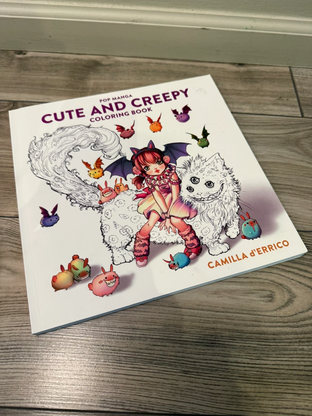 Pop Manga Cute and Creepy Coloring Book by Camilla d'Errico