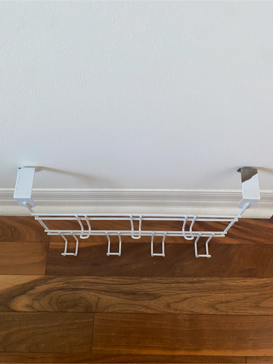White Over-the-Door Hanging Hook Organizer - photo 2