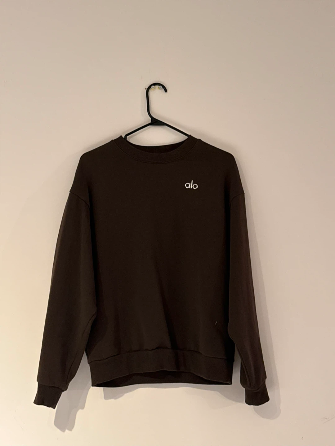Alo Yoga Crewneck Sweatshirt Brown