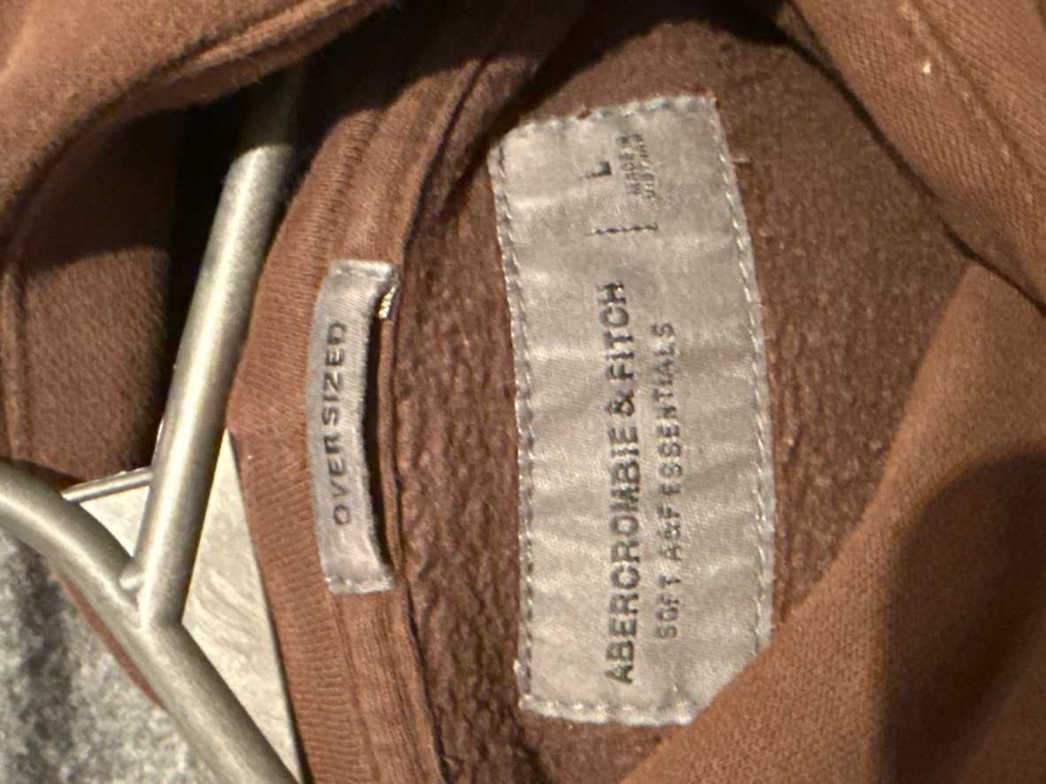 Abercrombie & Fitch Brown Oversized Hoodie - photo 2