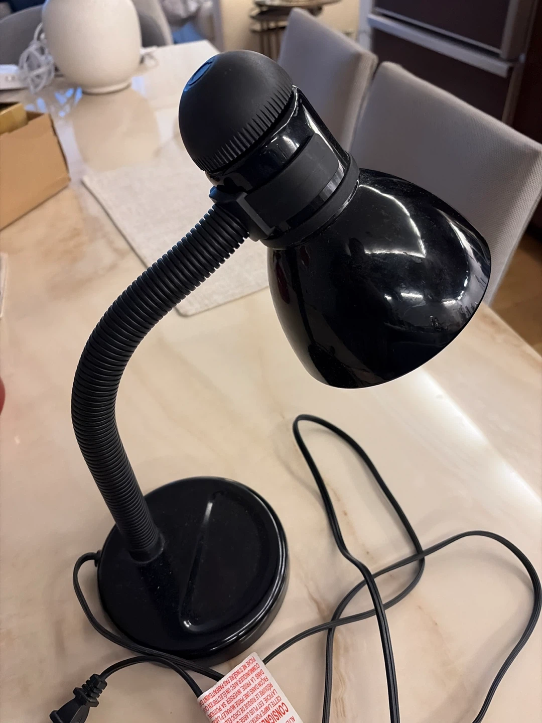 Black Flexible Desk Lamp