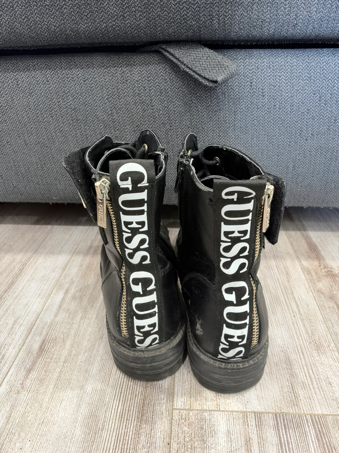 Guess Black Combat Boots - photo 3