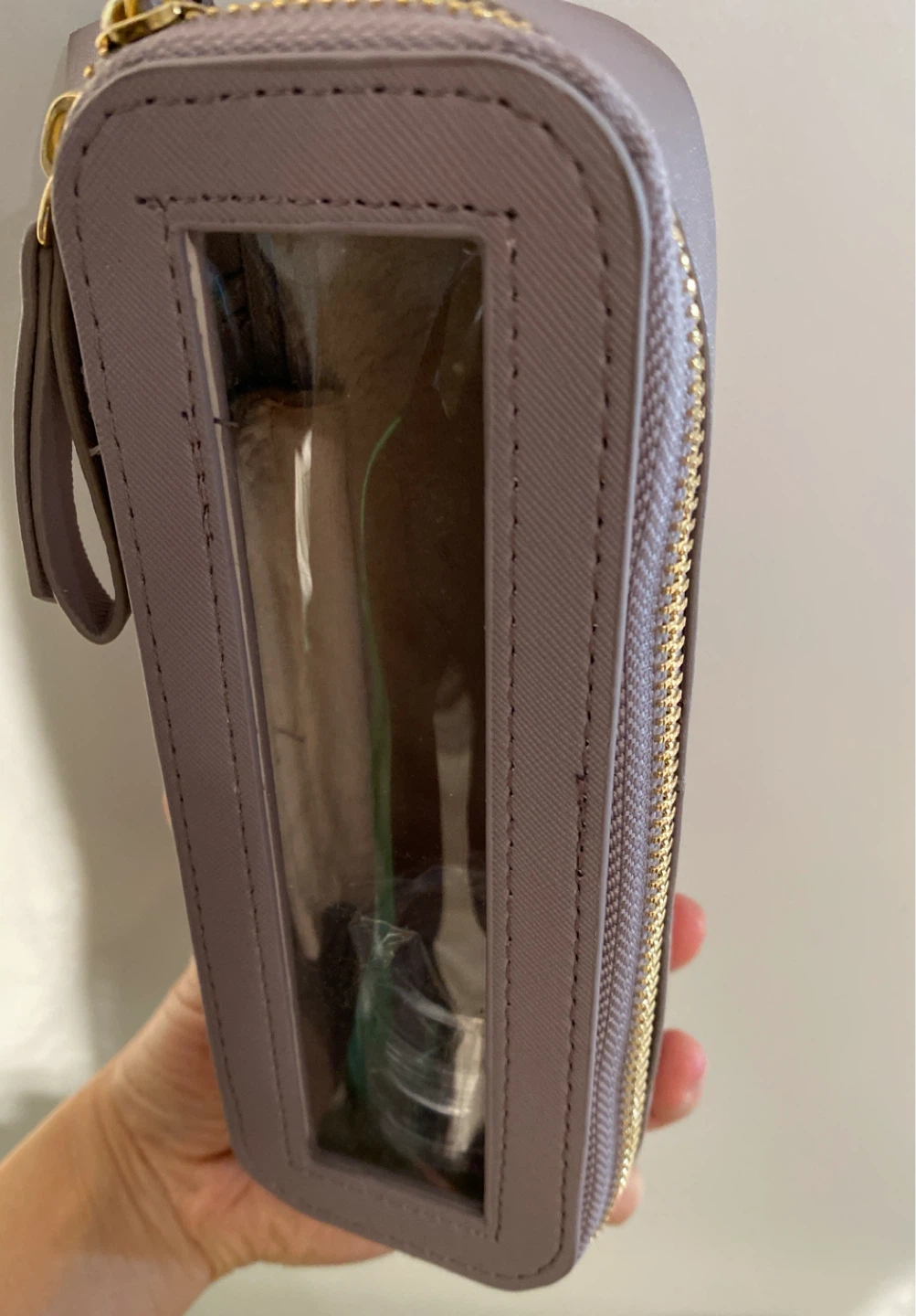 Dual compartment travel case - glasses, make up etc - photo 2